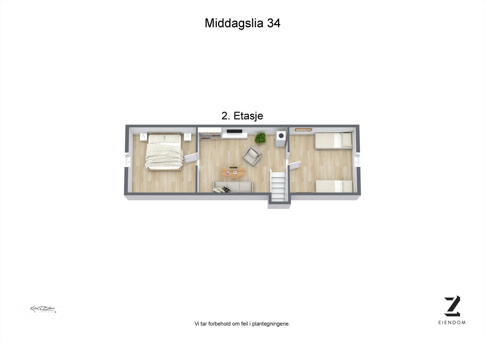 Plantegning 2.etasje Galleribilde