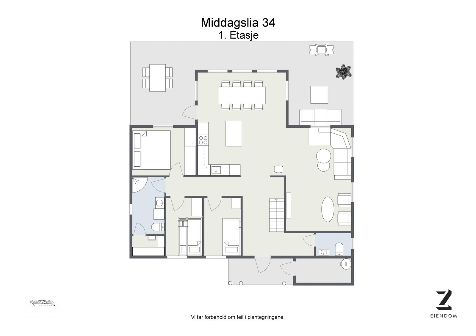 Plantegning 1.etasje Galleribilde