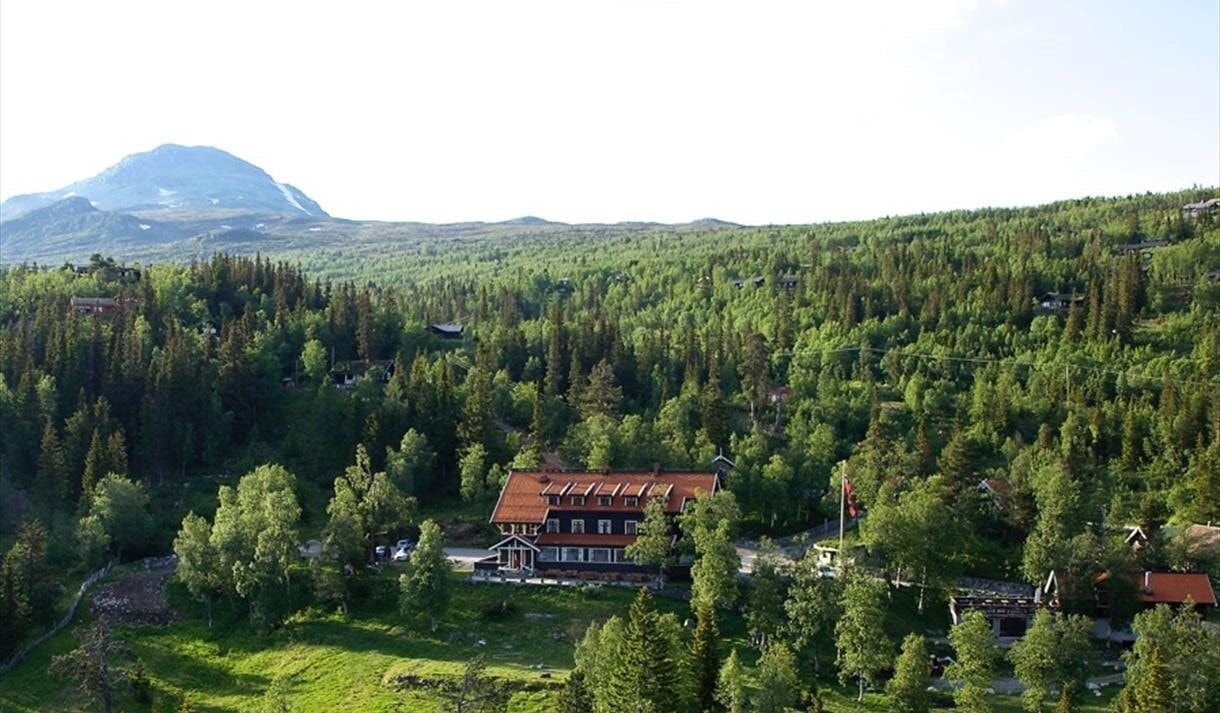 Tuddal Høyfjellshotell ligger vakkert plassert i lia over Toskjærvatnet. Galleribilde