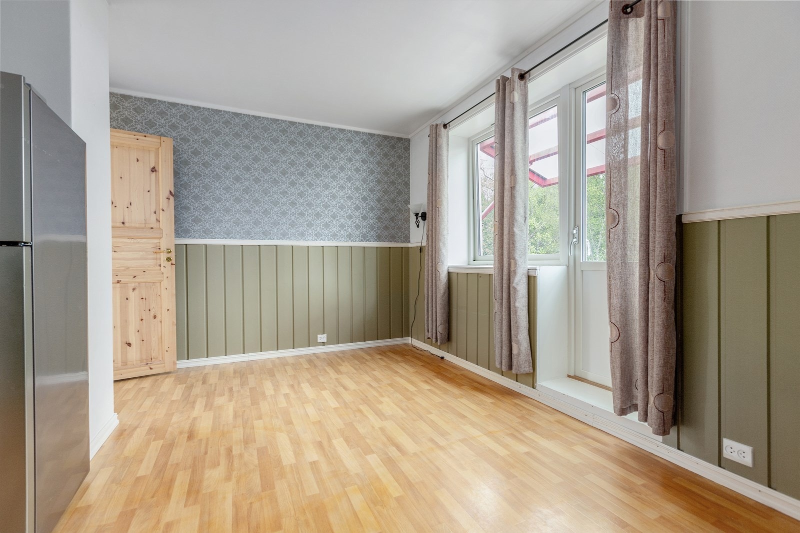 Koselig stue med fine duse farger Galleribilde
