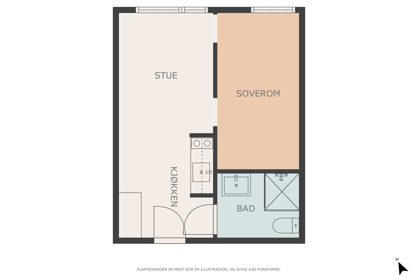 Plantegning. Galleribilde