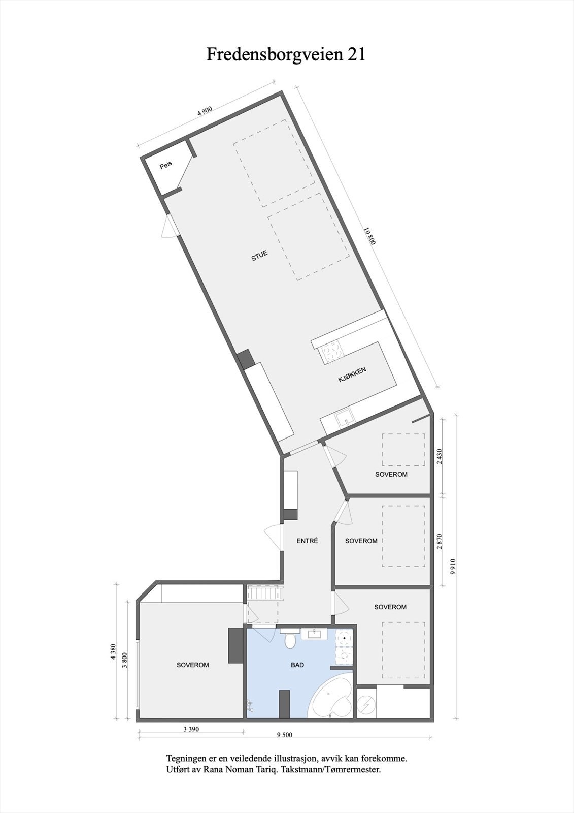 Plantegning Galleribilde