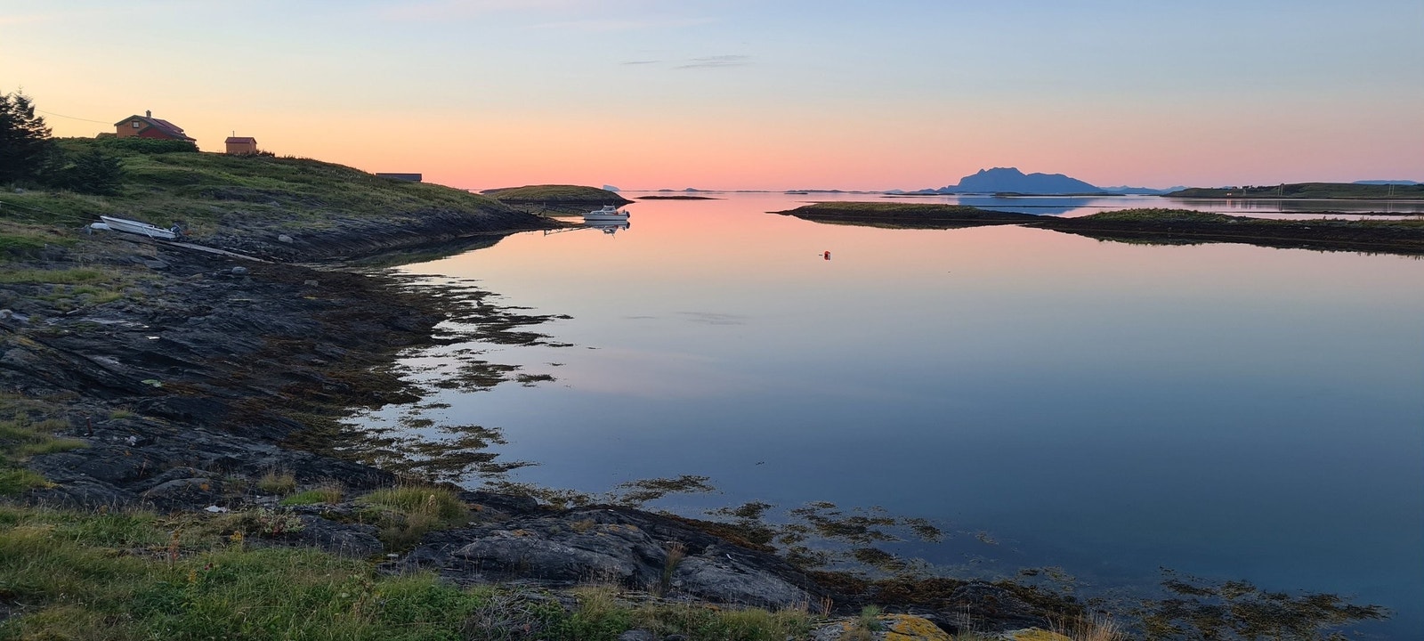 Kilværkveld i sine nydelige farger Galleribilde