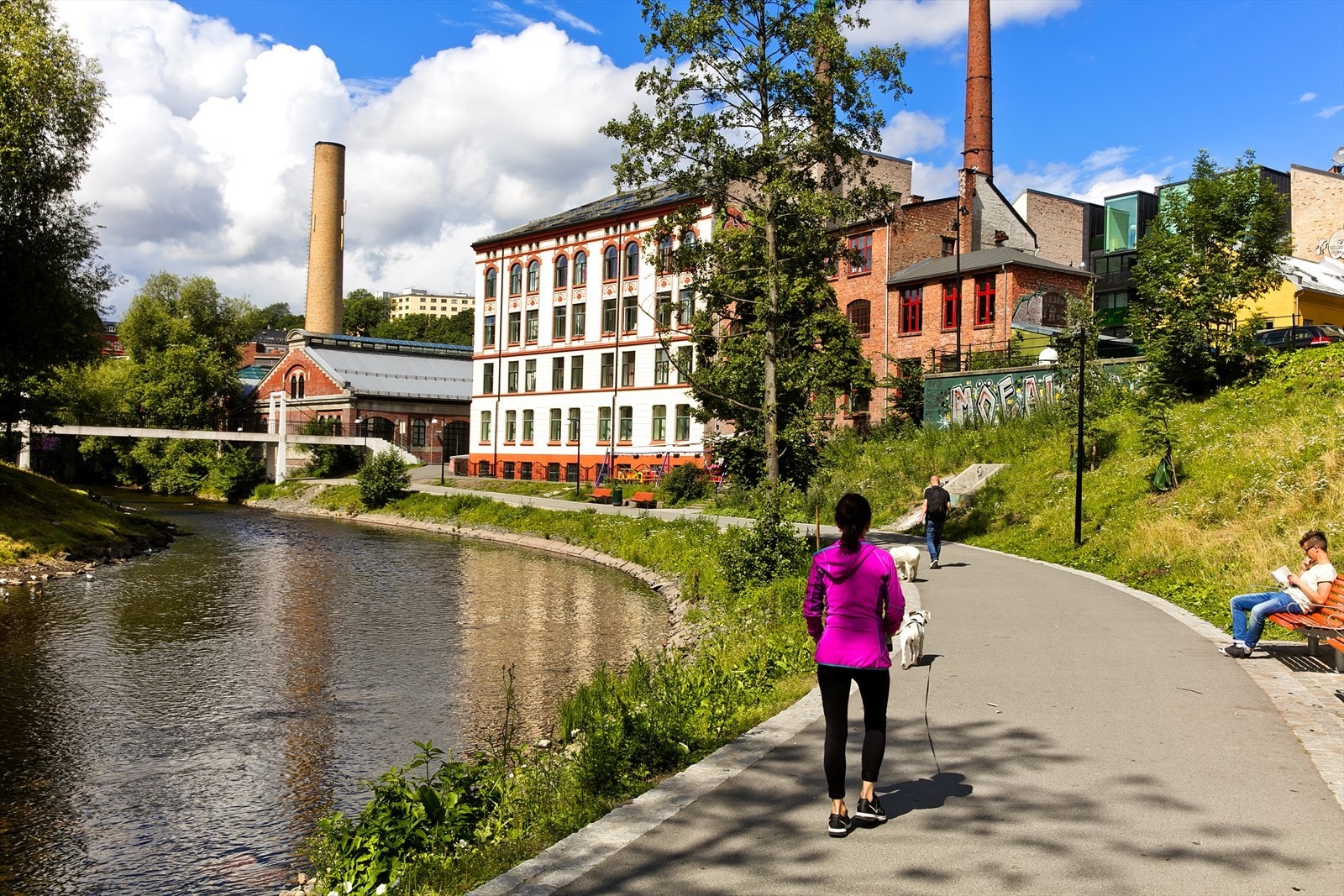 - Kort vei til Akerselva, som tar deg til Maridalsvannet i den ene retningen og sentrum i den andre - Galleribilde