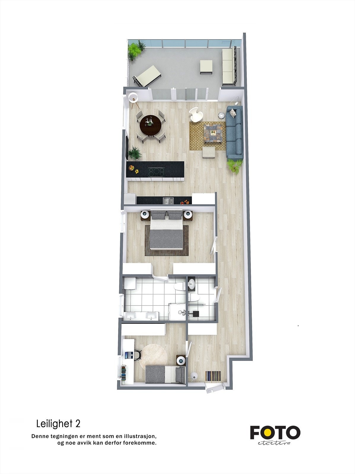 Plantegning seksjon 2 Galleribilde