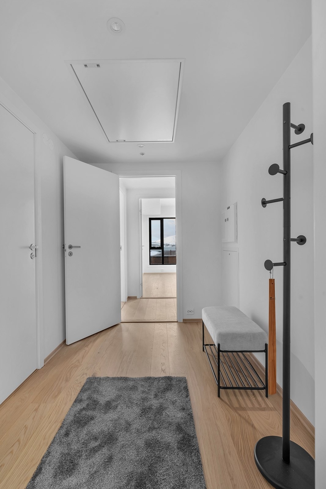 Romslig og lys gang Galleribilde