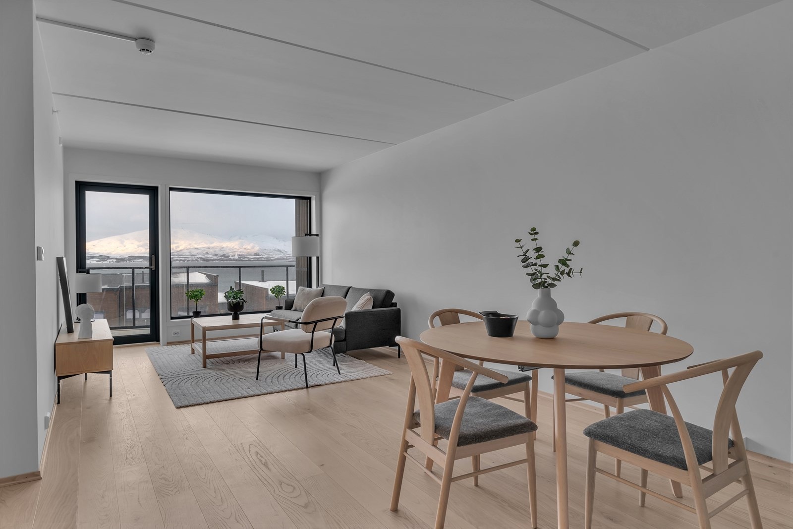 Lyse slette flater Galleribilde