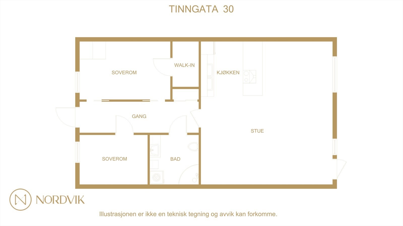 Plantegning 2. etasje Galleribilde
