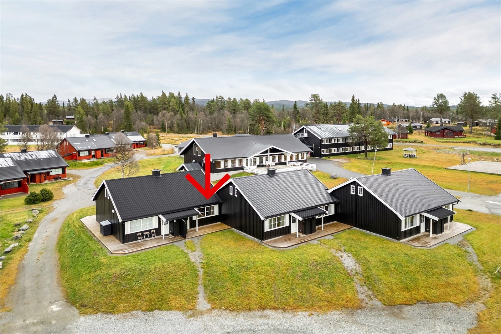 Leiligheten ligger med ski inn/ut på langrenn. Galleribilde