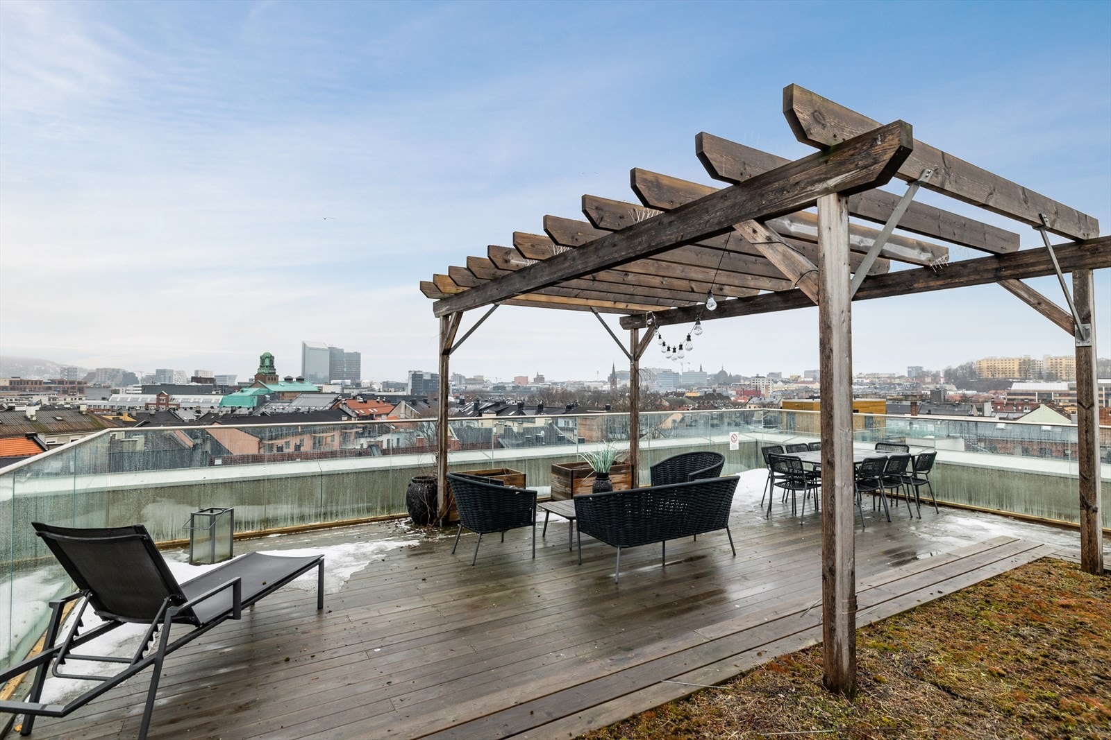 Her er det sol hele dagen om sommeren. Galleribilde