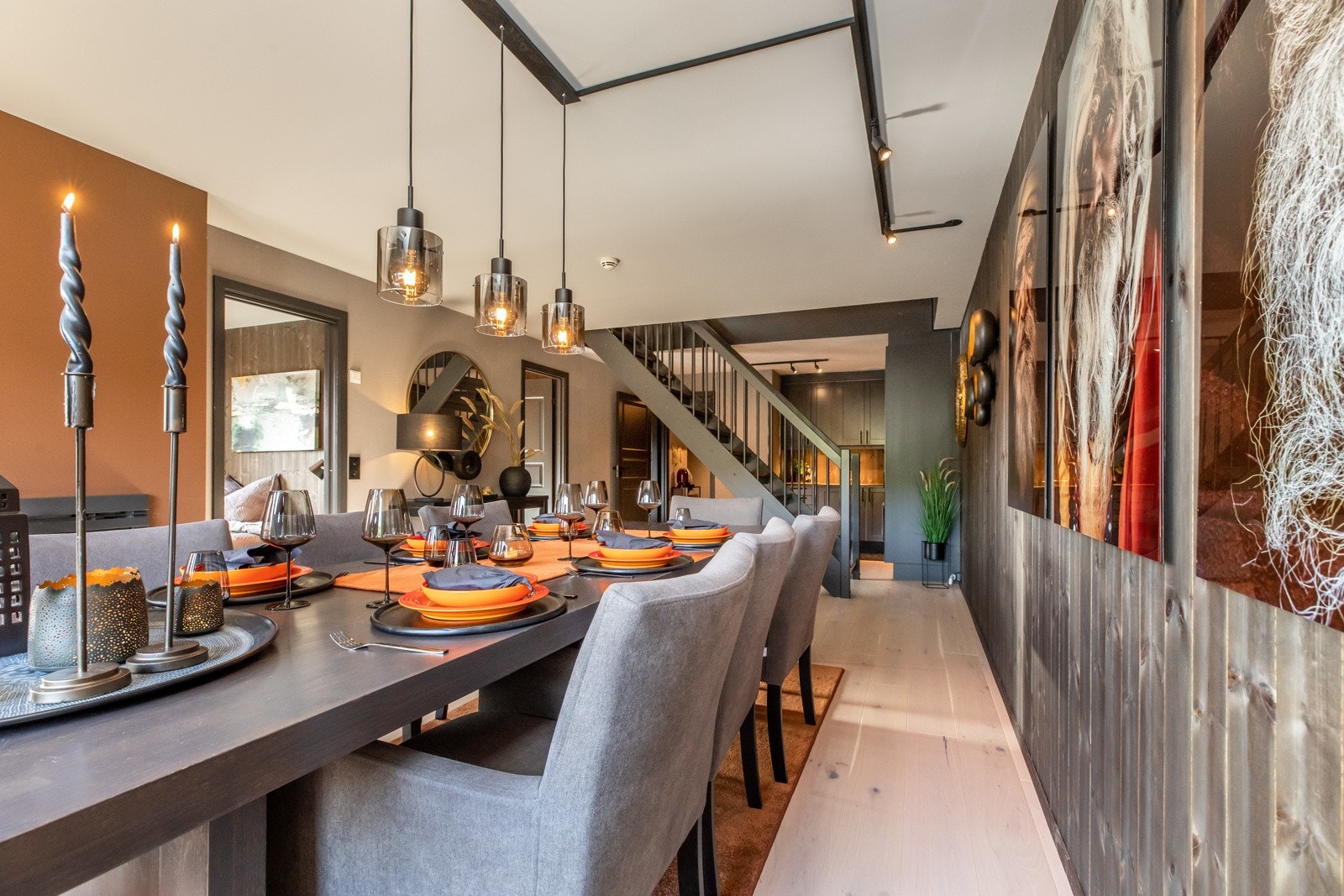 Her kan man samle familie og venner til hyggelige måltider. Galleribilde