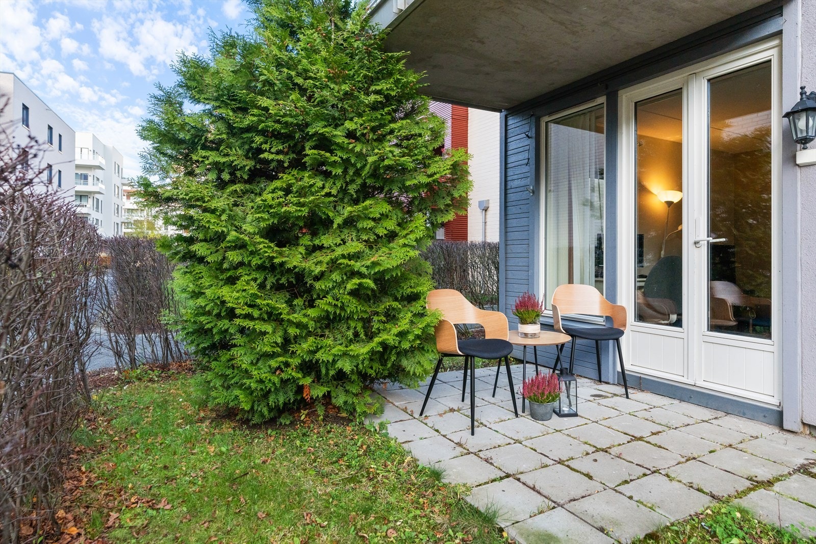 Uteplassen er på 6 m². Galleribilde
