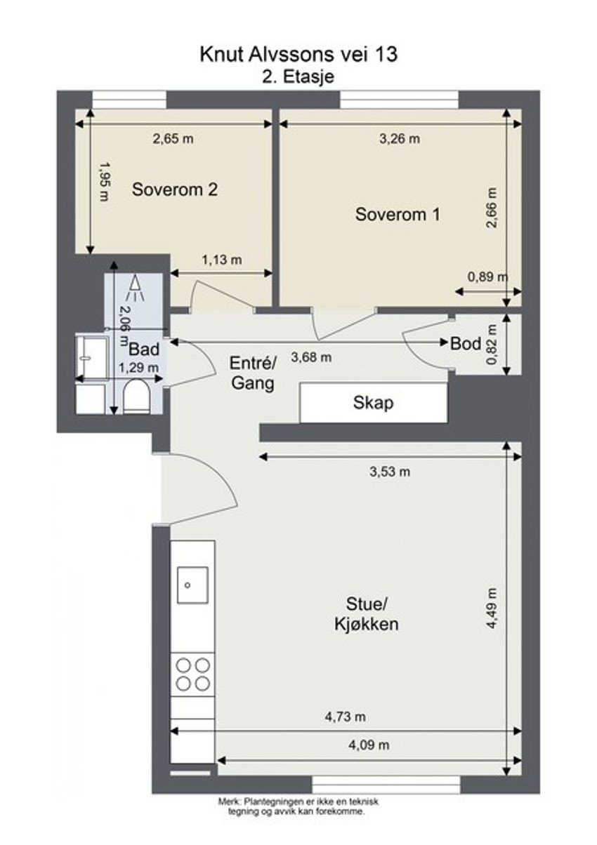 Plantegning. Galleribilde