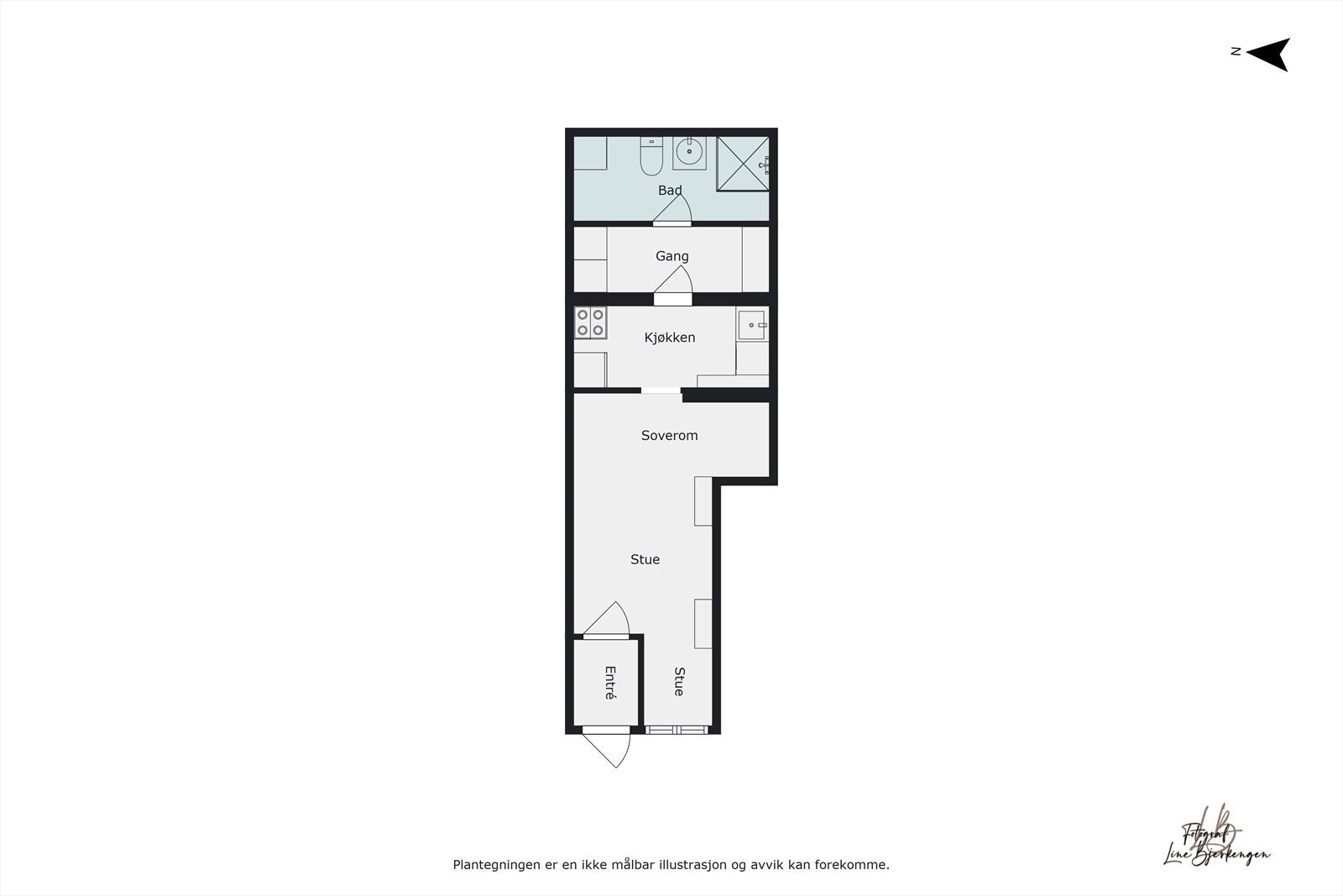 Plantegning Galleribilde