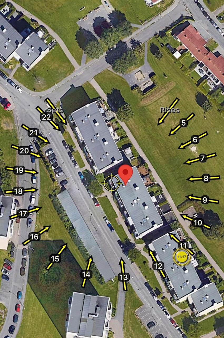Den sydvestvendte beliggenheten sørger for fine solforhold på balkongen. Galleribilde