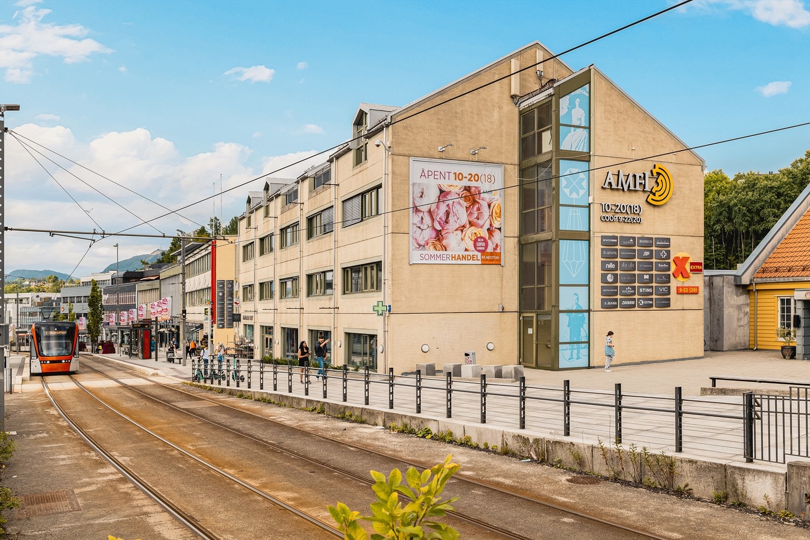 Nesttun sentrum. Galleribilde