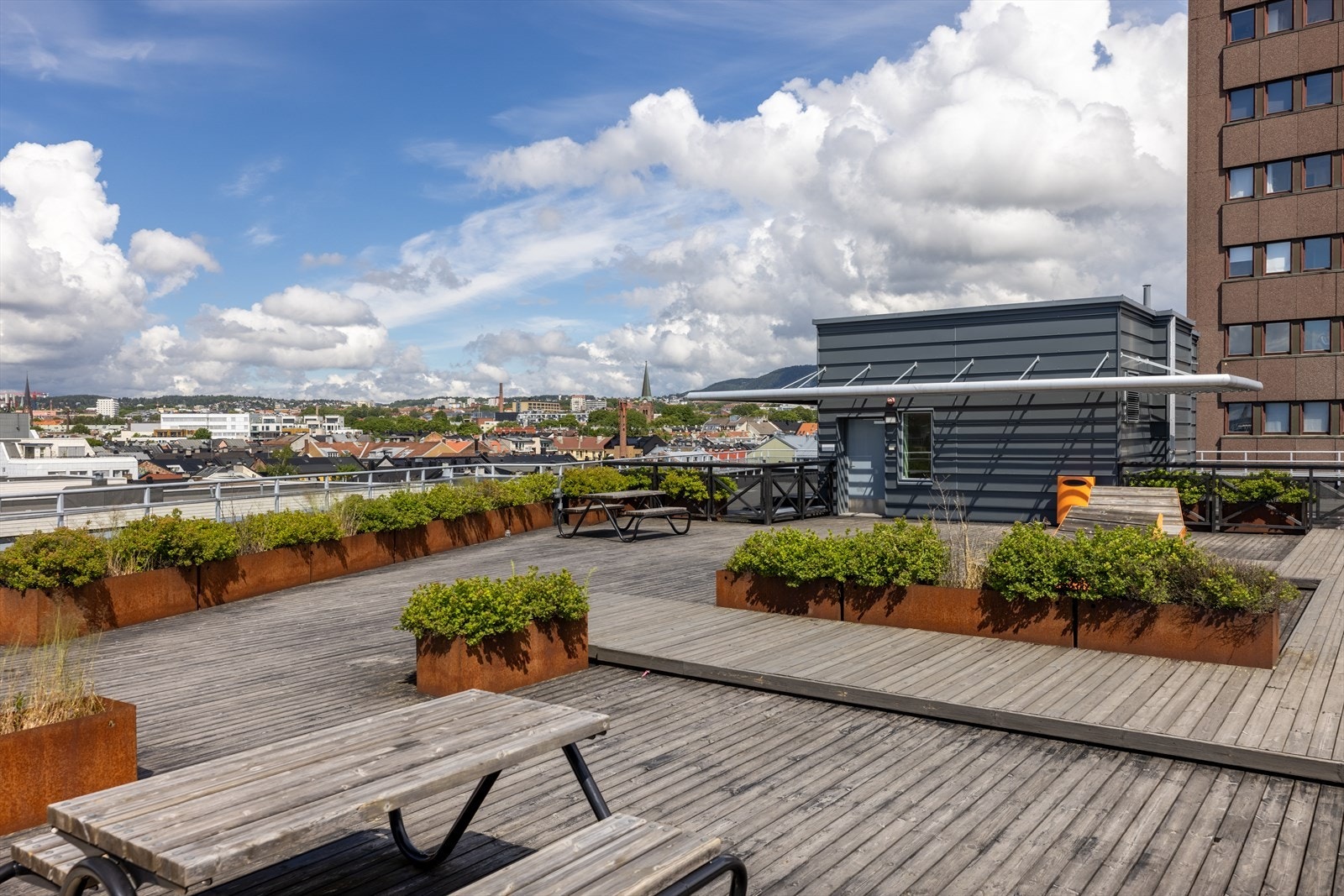 Her kan man nyte en nydelig utsikt og gode solforhold! Galleribilde