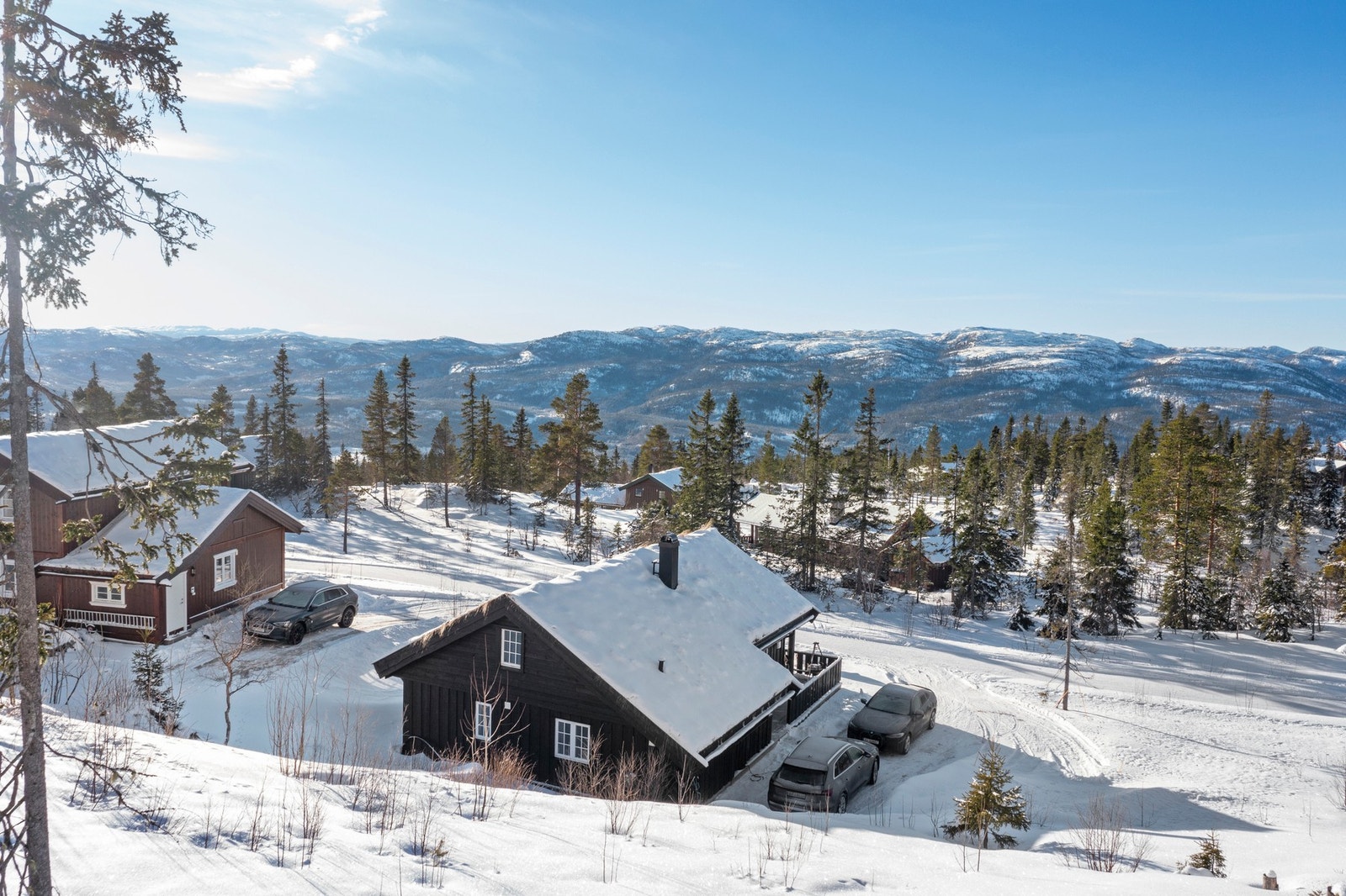 Hytte med utsynet Galleribilde
