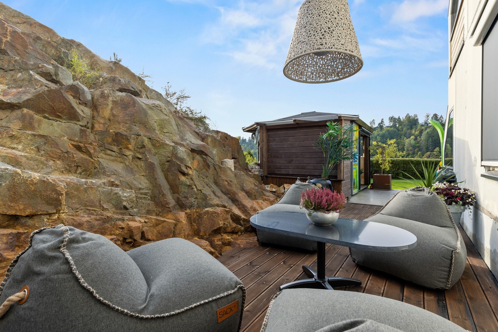 Fjellet gir le og god skjerming fra vinden Galleribilde