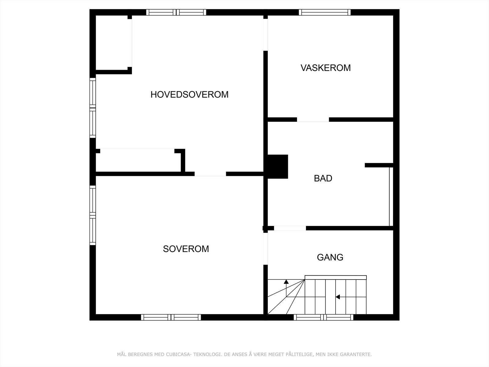 Plantegning 2. etasje. Galleribilde