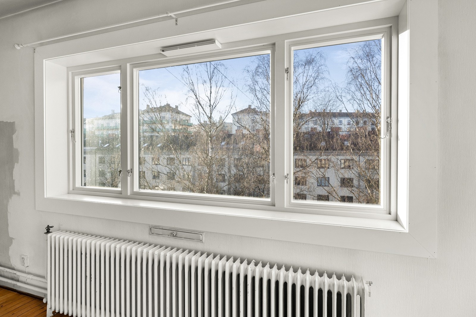 Vinduene i borettslaget ble skiftet i 2024. Galleribilde