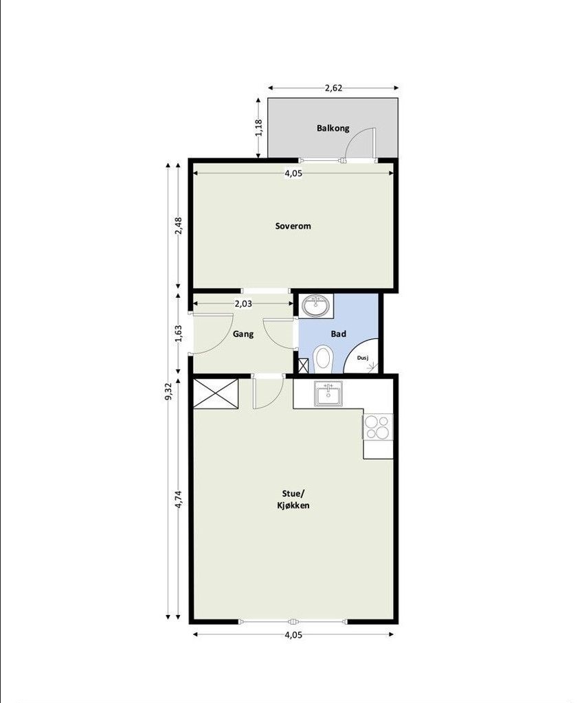 Plantegning - med forbehold om avvik Galleribilde