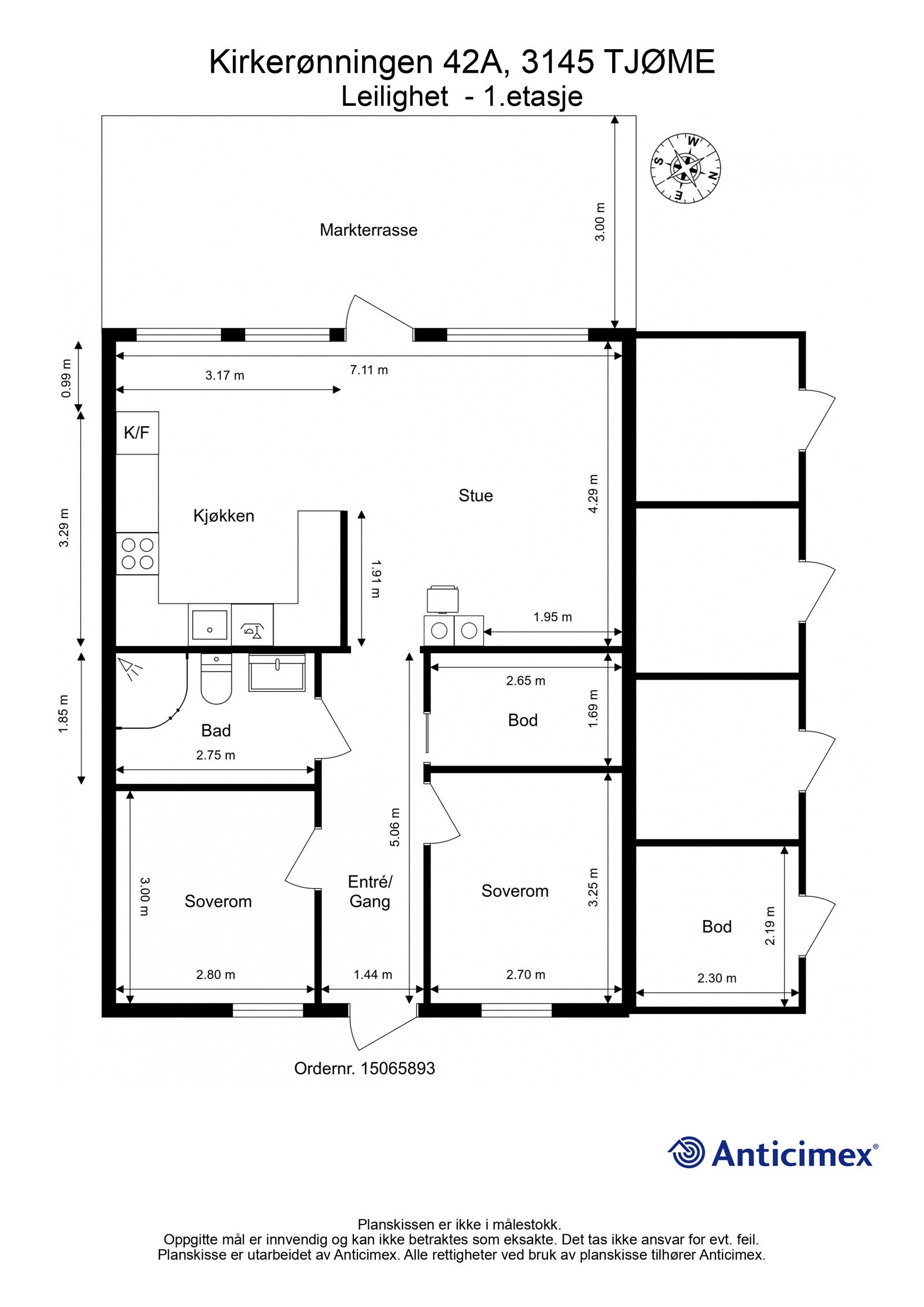 Plantegning Galleribilde