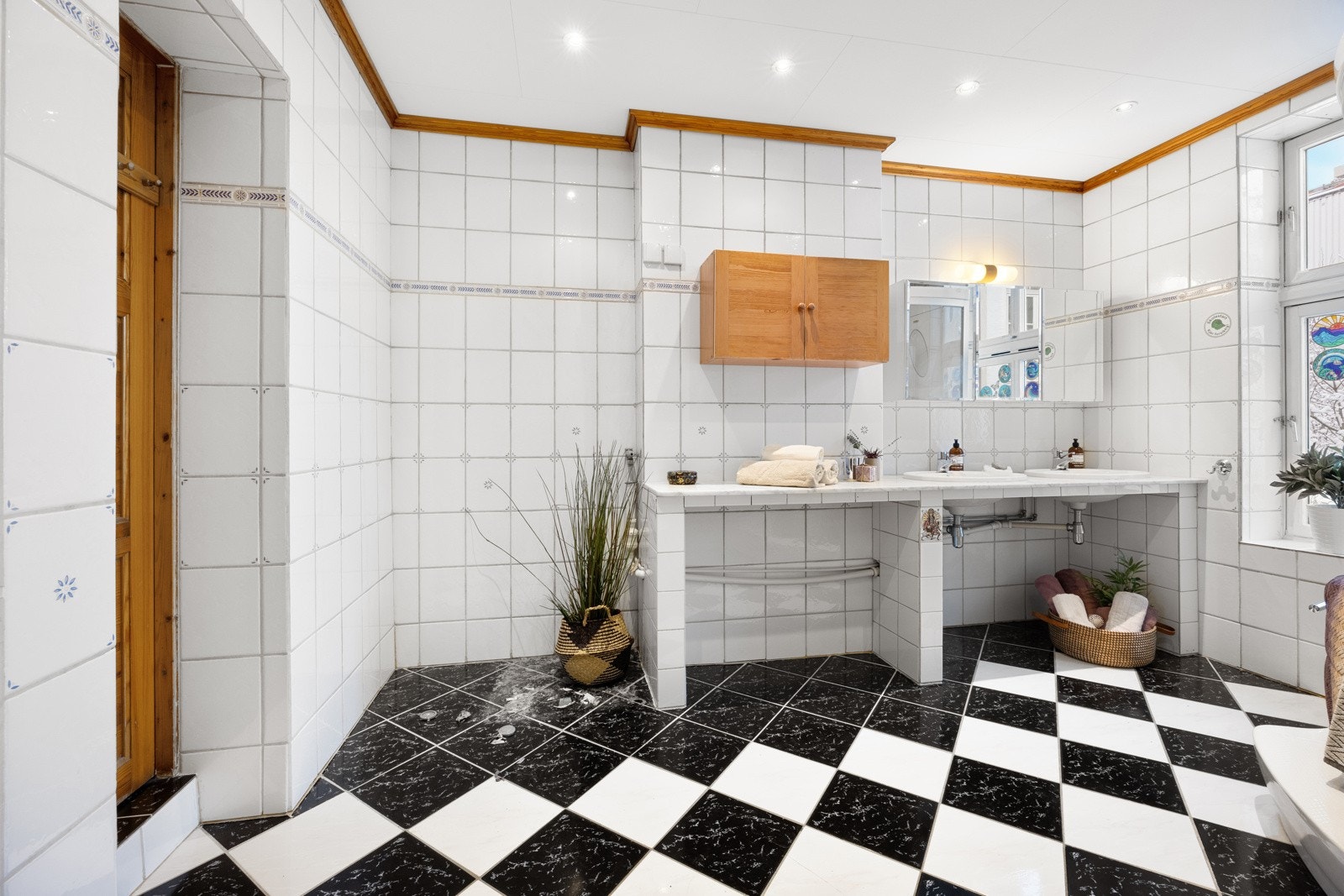 God plass til vaskesøyle. Galleribilde