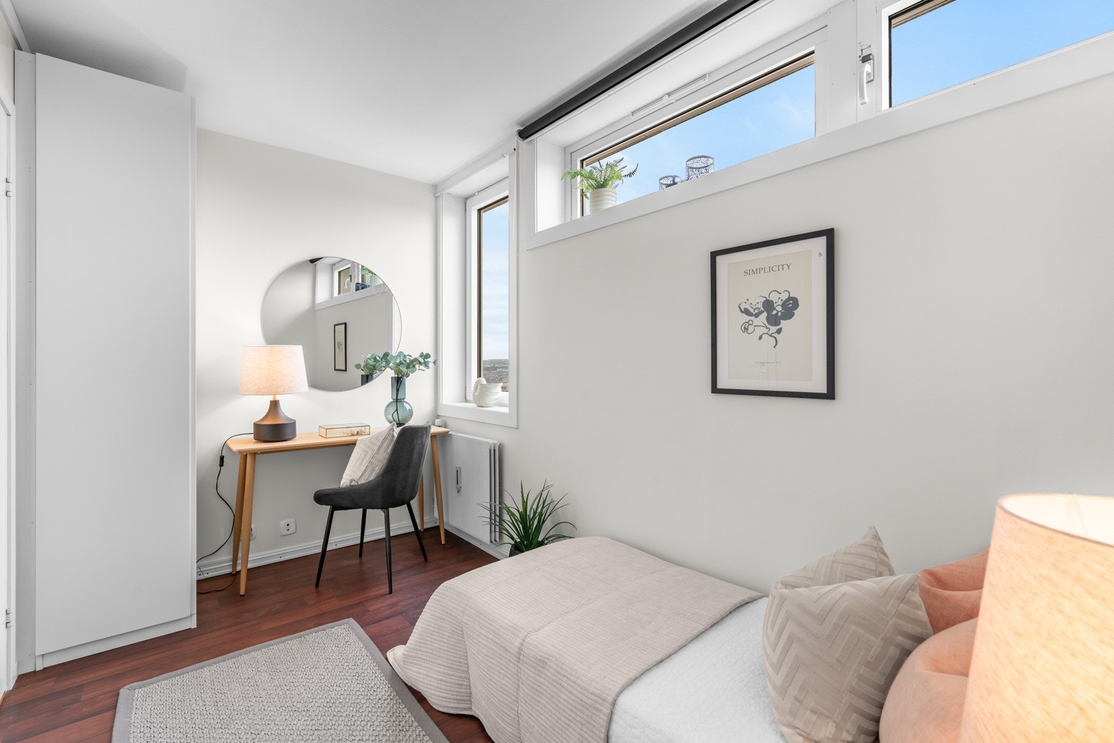 Soverom II har adkomst fra stuen og er også av fin størrelse. Galleribilde