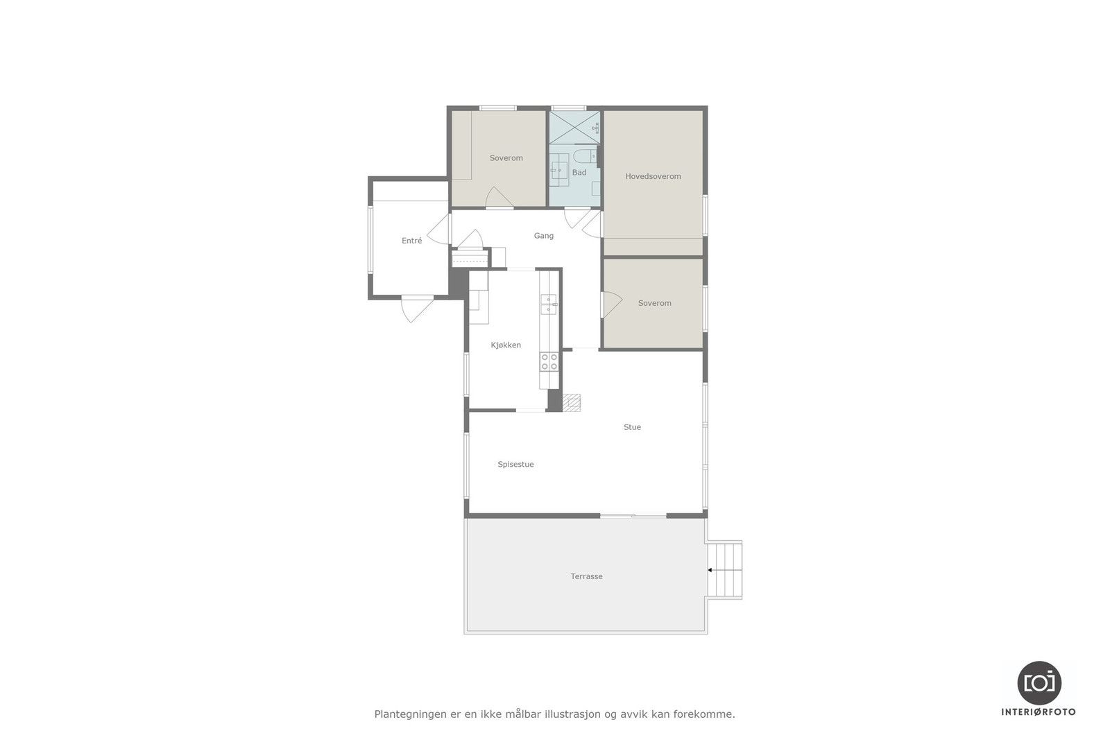 Plantegning Galleribilde