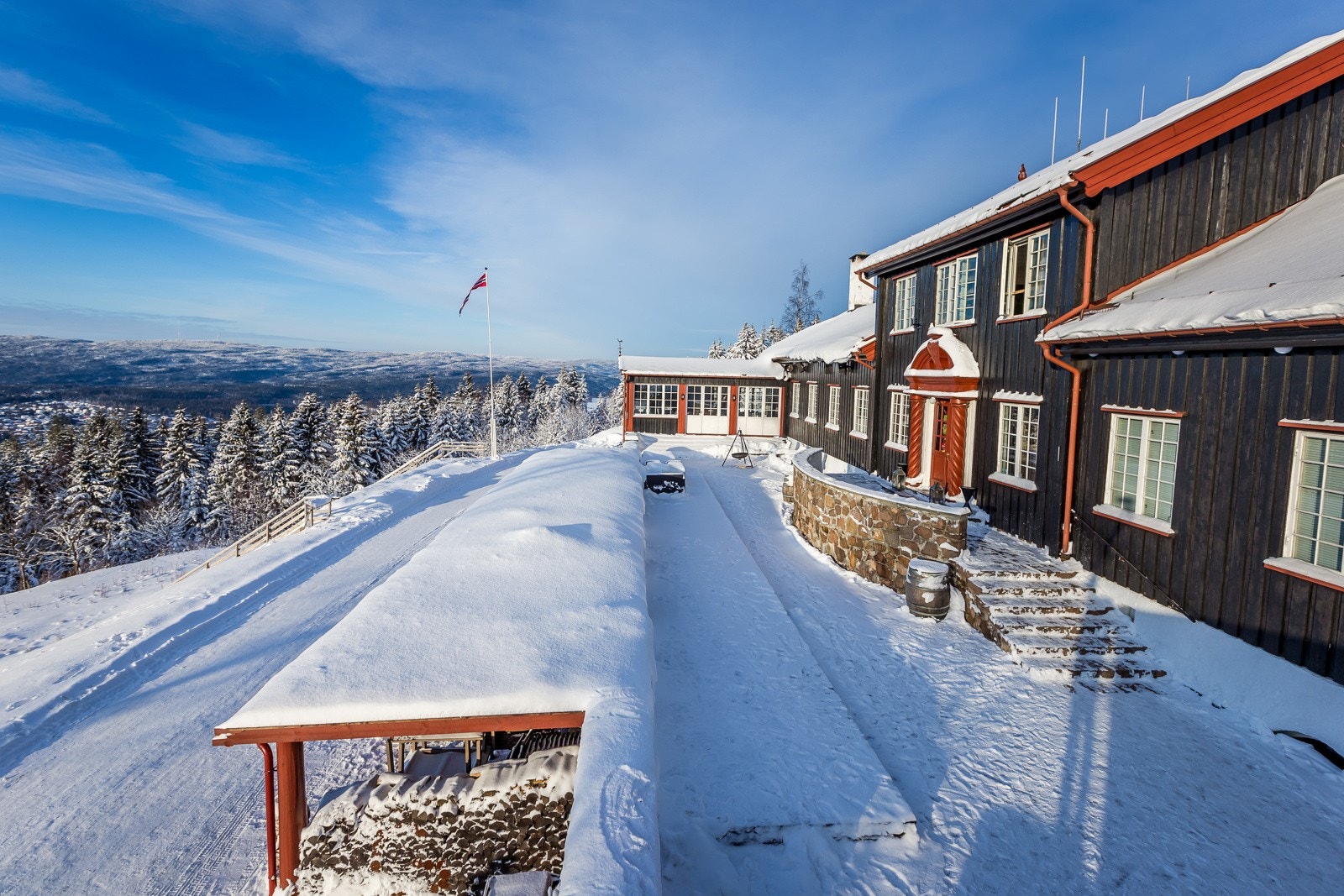 Grefsenkollen har servering året rundt Galleribilde