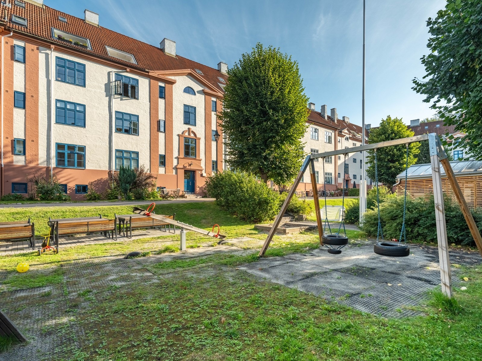 Tysklandsgården er kjent for å ha en av de fineste bakgårdene på Torshov. Galleribilde