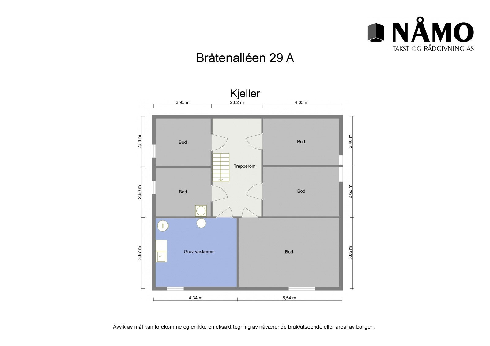 Plantegning - kjeller Galleribilde