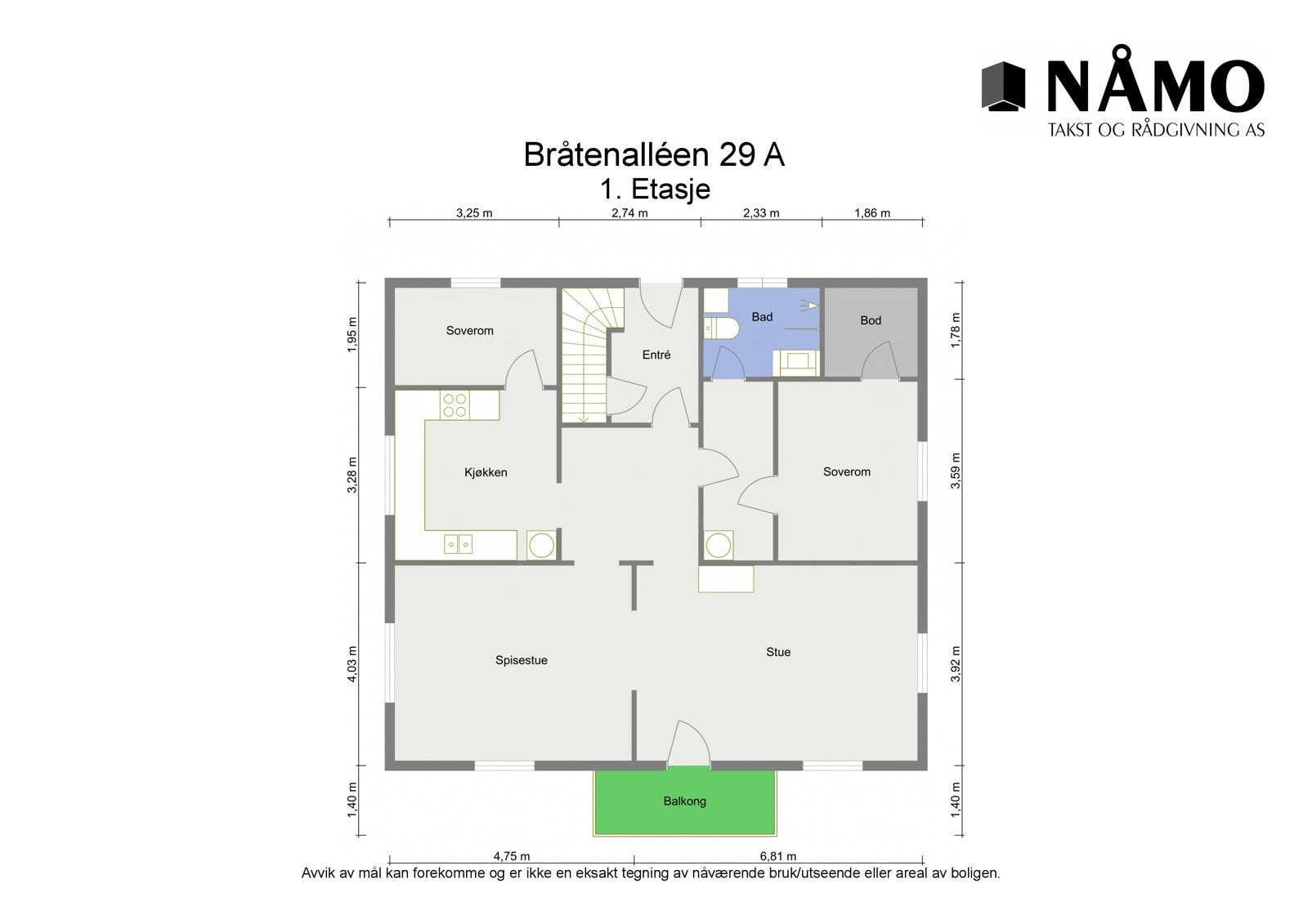 Plantegning - 1. etasje Galleribilde