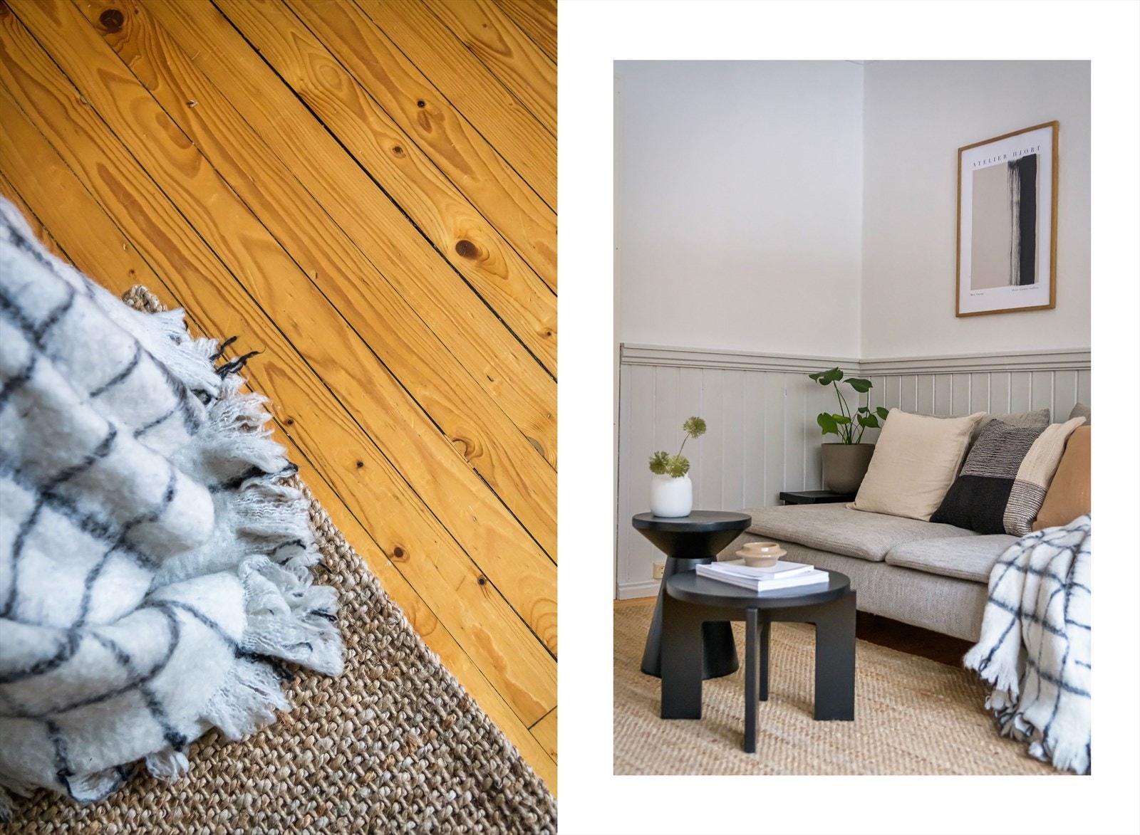 Originale tregulv på stue og soverom. Galleribilde