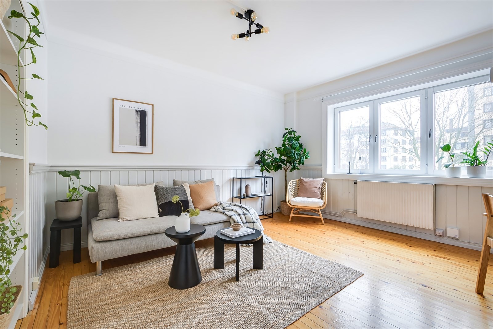 Den gode utformingen gir deg mulighet til å innrede oppholdsrommet etter eget ønske. Galleribilde