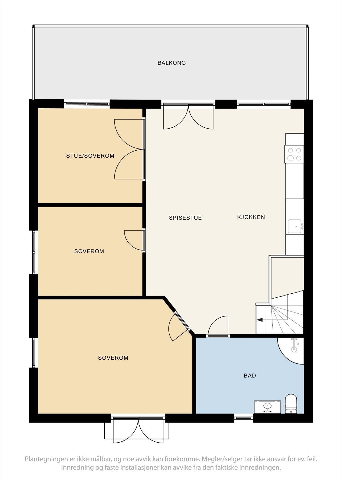 Plantegning 2. etasje Galleribilde