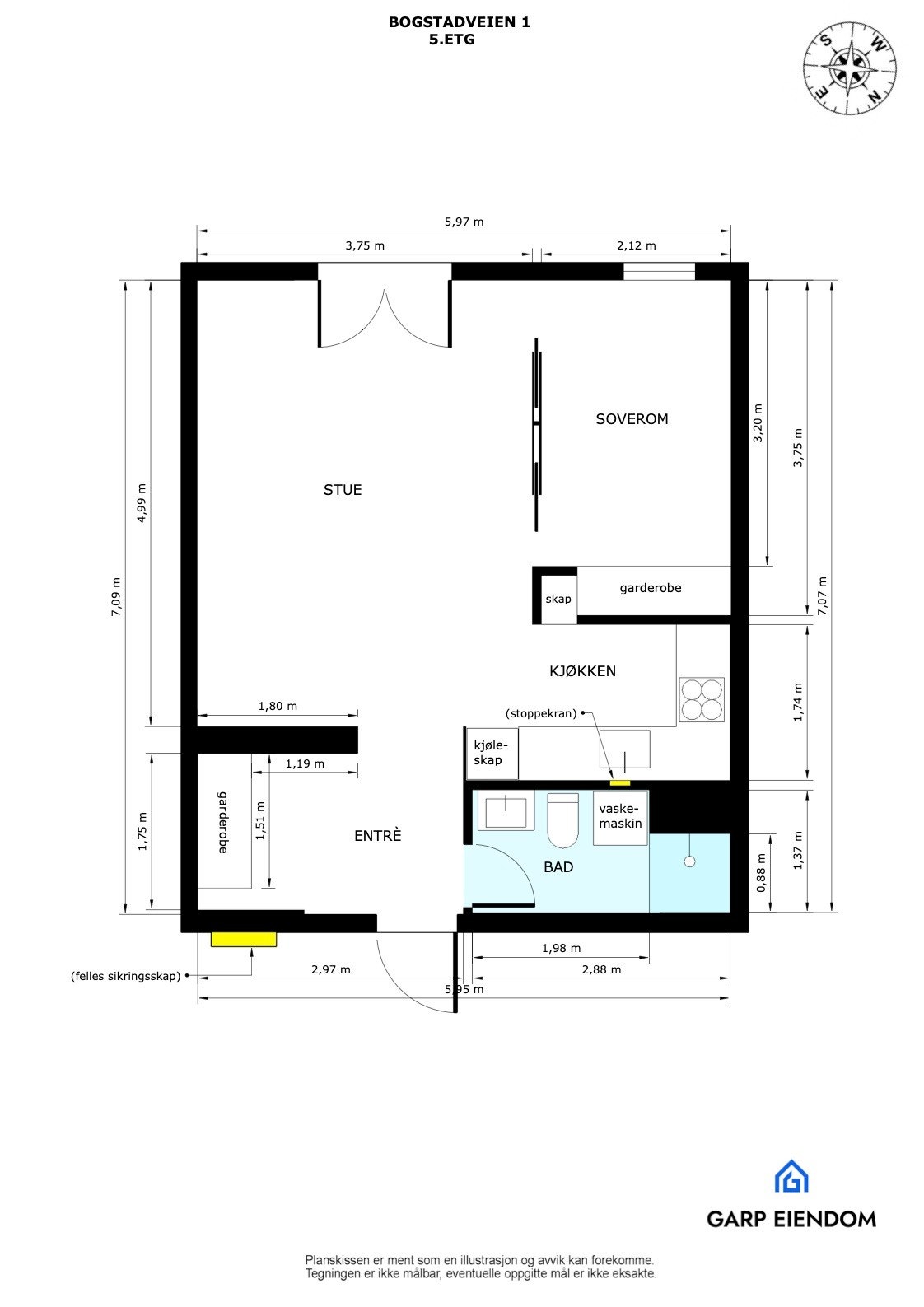 Plantegning Galleribilde