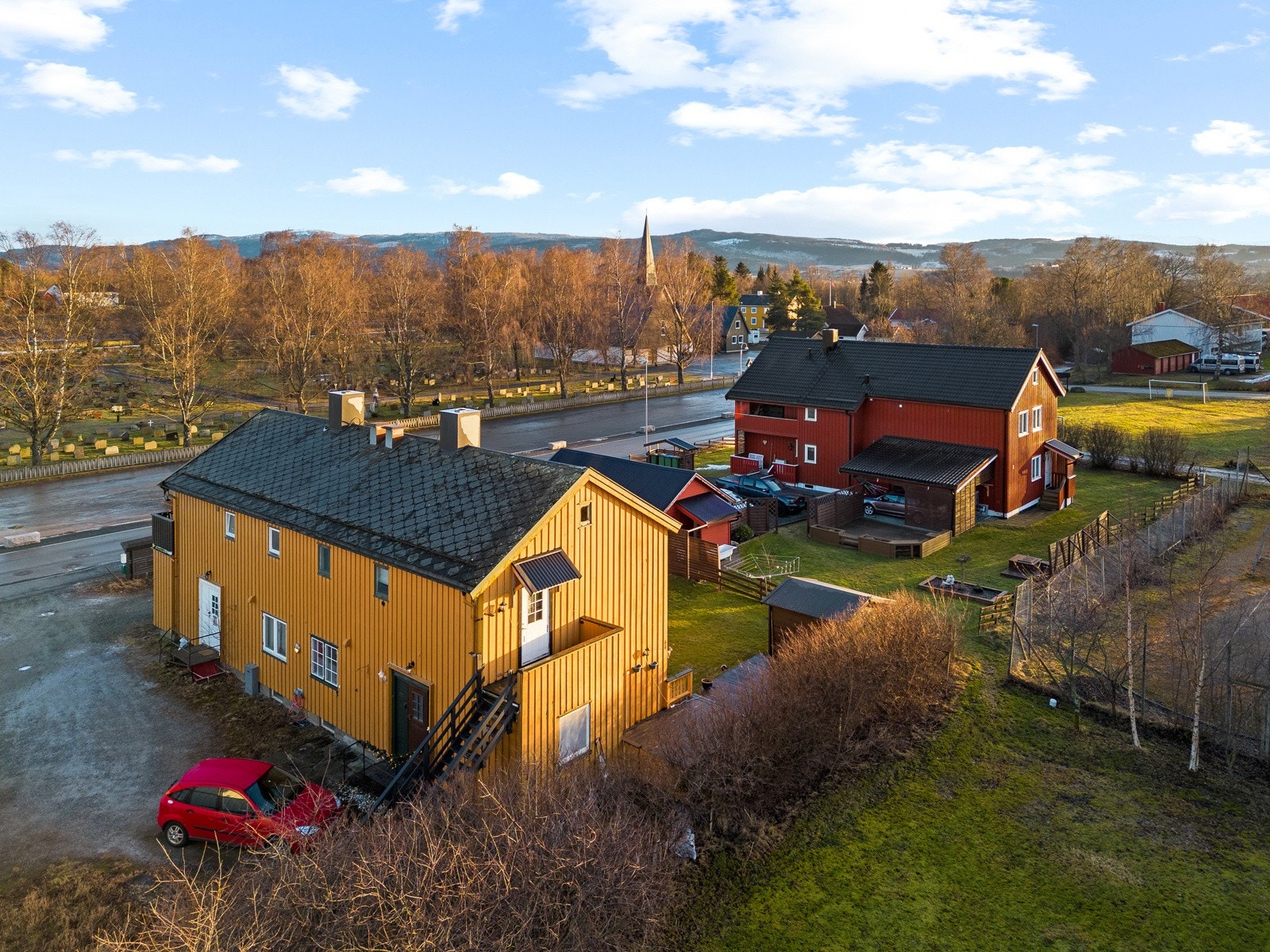 Dronefoto Galleribilde