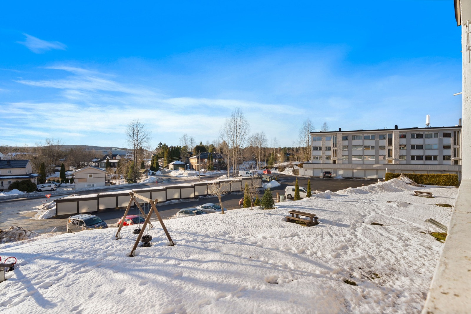 Utsikten fra balkongen. Galleribilde