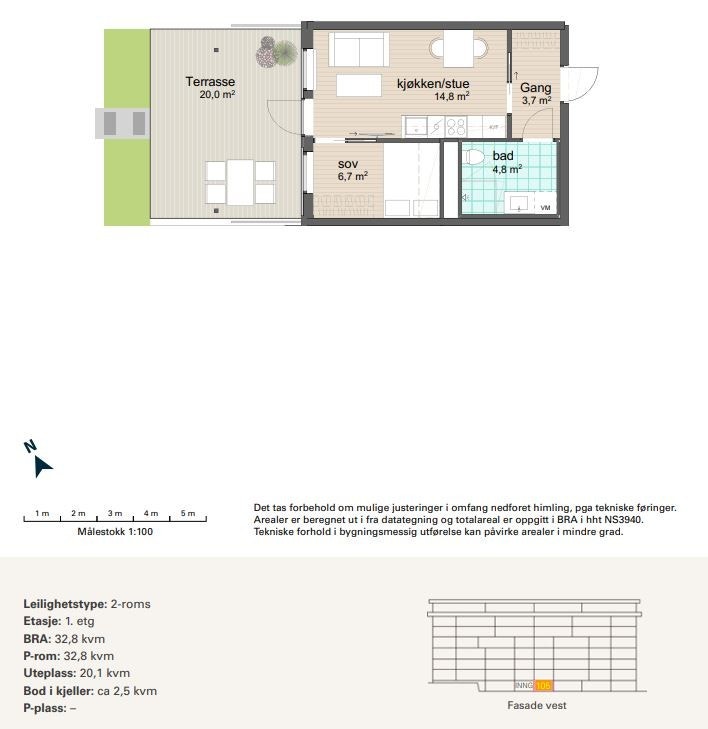 Plantegning Galleribilde
