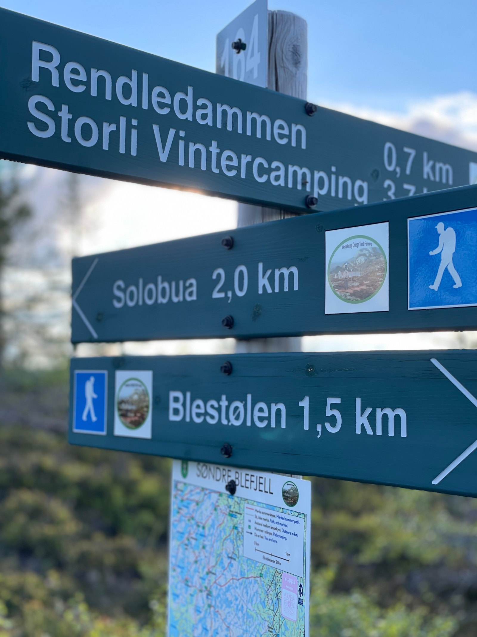 Det er et eldorado av oppmerkede turstier og skiløyper på Blefjell Galleribilde