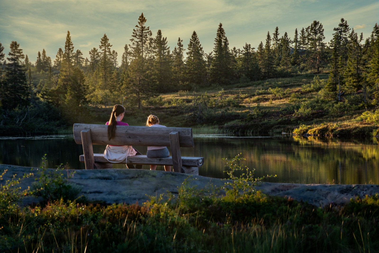 Idylliske fjellvann og turmuligheter Galleribilde