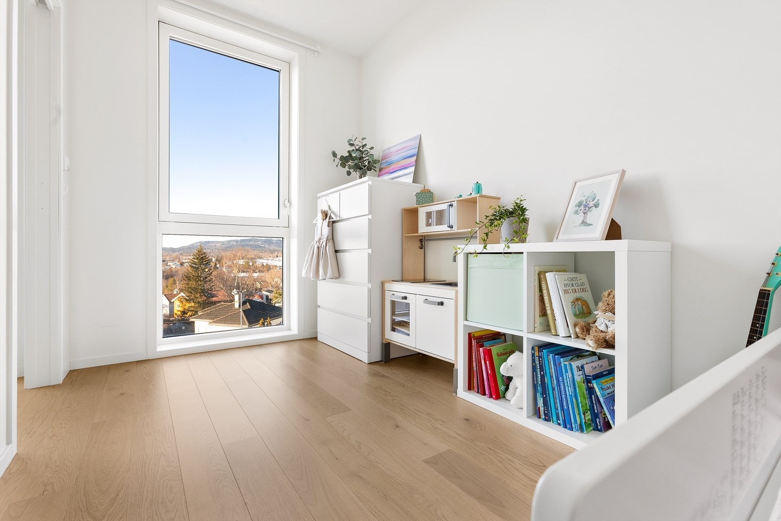 Fra det minste soverommet har man flott, langstrakt utsikt Galleribilde