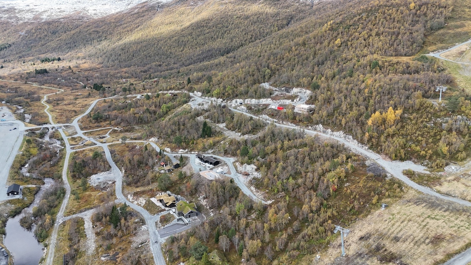 Tomtefeltet består av totalt 55 tomter. Galleribilde