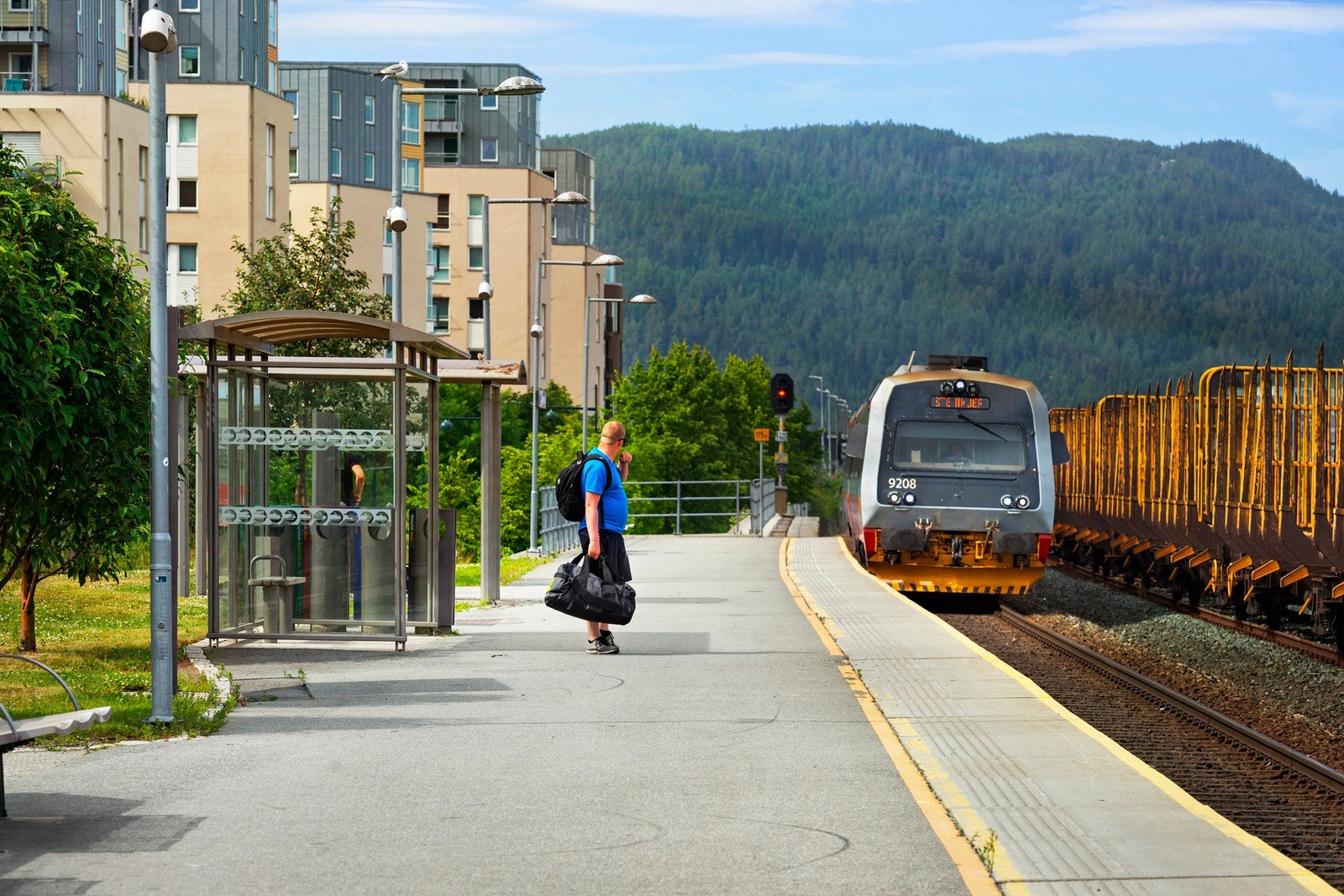 Det er heller ikke langt til togstasjon Galleribilde