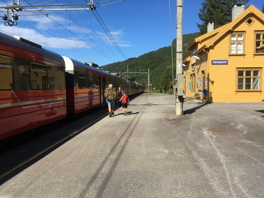 Reimegrend stasjon. Galleribilde