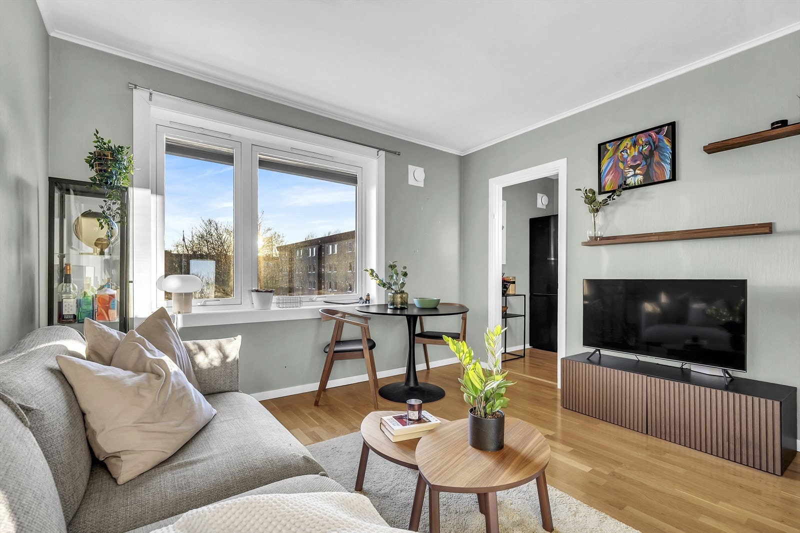 Leiligheten har en god og arealeffektiv planløsning med flere møbleringsmuligheter. Galleribilde