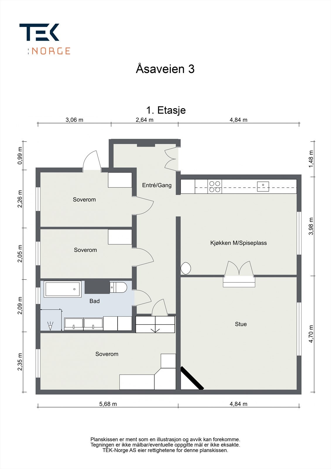 Plantegning Galleribilde