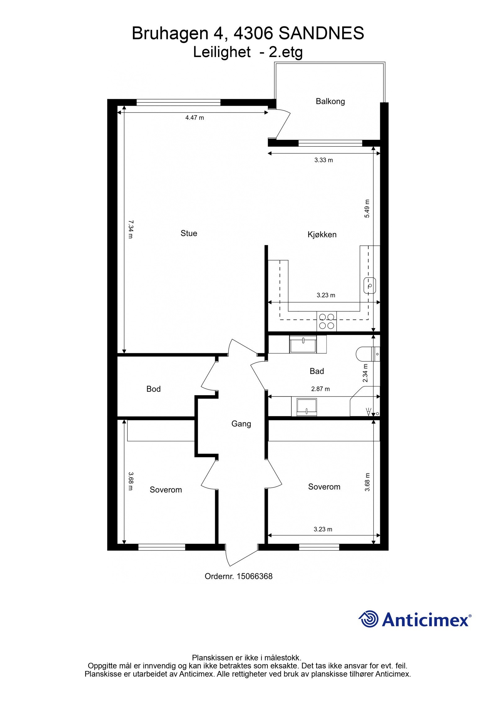 Plantegning Galleribilde